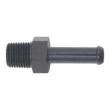 Load image into Gallery viewer, DeatschWerks 1/8in NPT Male Thread 1/4in Hose Barb - Anodized Matte Black