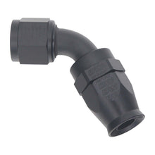 Load image into Gallery viewer, DeatschWerks 10AN Female Flare Swivel 60-Degree Hose End PTFE - Anodized Matte Black