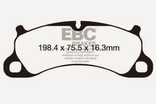 Load image into Gallery viewer, EBC 12-15 Porsche 911 (991) (Cast Iron Rotor only) 3.8 Carrera S Yellowstuff Front Brake Pads