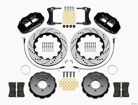 Wilwood Narrow Superlite 6R Front Hat Kit 14.00in Drilled 2005-Up Mazda Miata w/ Lines