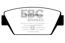 Load image into Gallery viewer, EBC 93-94 Eagle Talon 1.8 Ultimax2 Rear Brake Pads