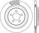 StopTech Cross Drilled Sport Brake Rotor - 2015 Ford Mustang - Rear Left