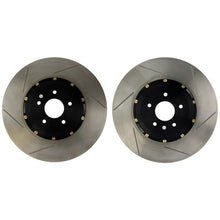 Load image into Gallery viewer, StopTech 12-15 Chevrolet Camaro ZL1 Front Drilled Aero Rotor Pair