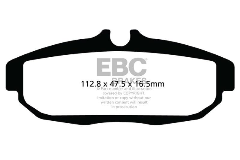 EBC 12 Ford Mustang 5.8 Supercharged (GT500) Shelby Ultimax2 Rear Brake Pads