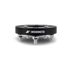 Load image into Gallery viewer, Mishimoto Wheel Spacers - 5x120 - 64.1 CB - M14 x1.5 - 25mm - BK