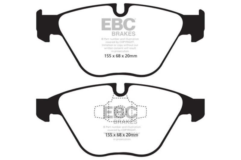 EBC 13+ BMW X1 2.0 Turbo (28i) Ultimax2 Front Brake Pads