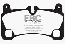 Load image into Gallery viewer, EBC 08 Porsche Cayenne 4.8 Turbo Yellowstuff Rear Brake Pads