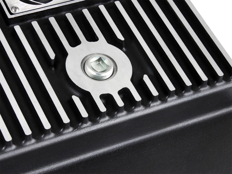 aFe Transmission Pan (Black w/ Machined Fins) GM Trucks 99-16 (4L60-E/4L60E/4L65E/4L70E/4L75E)