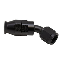 Load image into Gallery viewer, DeatschWerks 6AN Female Swivel 45-Degree Hose End PTFE (Incl 1 Olive Insert) - Anodized Matte Black