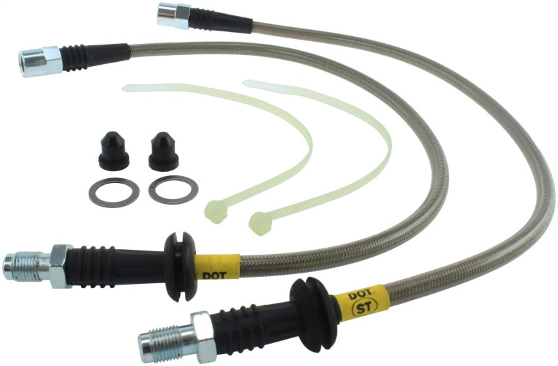 StopTech 96-02 BMW Z3 / 06-09 Z4 / 92-00 318i / 97-00 323 / 90-99 BMW 325/328 SS Front Brake Lines