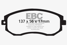 Load image into Gallery viewer, EBC 12+ Scion FR-S 2 Yellowstuff Front Brake Pads