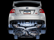 Load image into Gallery viewer, AWE Tuning Subaru STI VA / WRX GV / STI GV Sedan Touring Edition Exhaust - Chrome Silver Tip (102mm)