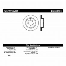 Load image into Gallery viewer, Stoptech 03-06 Evo 8 &amp; 9 Rear Premium High Carbon CRYO-STOP Rotor