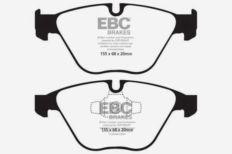 EBC 13+ BMW X1 2.0 Turbo (28i) Ultimax2 Front Brake Pads