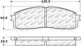 StopTech Street Select Brake Pads - Rear