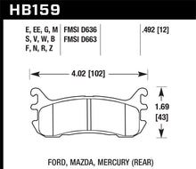 Load image into Gallery viewer, Hawk 2002-2004 Chevrolet Venture (FWD) HPS 5.0 Rear Brake Pads