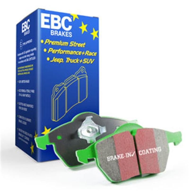 EBC 11+ Lexus CT200h 1.8 Hybrid Greenstuff Front Brake Pads