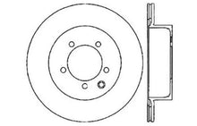 Load image into Gallery viewer, StopTech 03-04 Infiniti G35 / 03-05 G35X / 03-05 Nissan 350Z Cross Drilled Left Rear Rotor