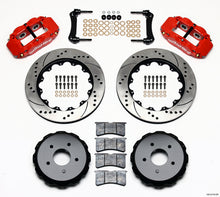 Load image into Gallery viewer, Wilwood Narrow Superlite 4R Rear Kit 14.00in Drill Red 97-04 Corvette C5/Z06 05-13 C6