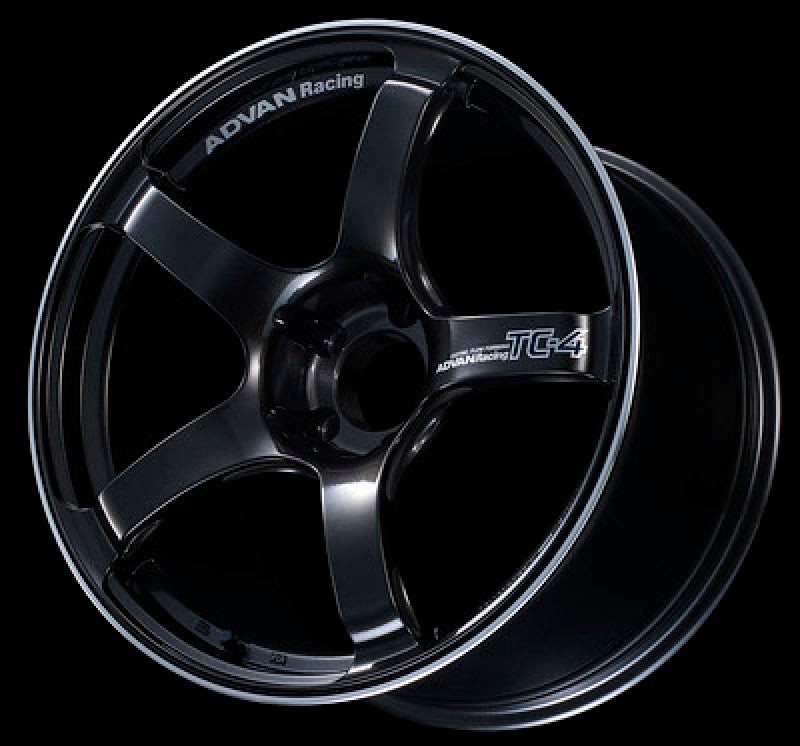 Advan TC4 16x5.5 +38 4-100 Black Gunmetallic & Ring Wheel