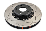 DBA 02-10 WRX / 13+ FR-S / 13+ BRZ Premium Front Slotted 5000 Series 2 Piece Rotor w/ Black Hat