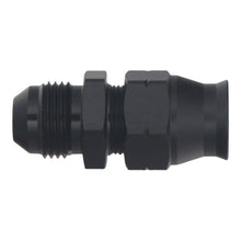 Load image into Gallery viewer, DeatschWerks 8AN Male Flare to 1/2in Hardline Compression Adapter - Anodized Matte Black