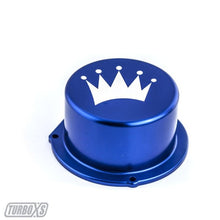 Load image into Gallery viewer, Turbo XS 15-16 Subaru WRX Billet Aluminum Vacuum Pump Cover - Blue