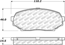 Load image into Gallery viewer, StopTech 90-93 GEO Storm / Mazda Miata Street Select Front Brake Pads