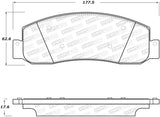 StopTech Street Brake Pads - Rear