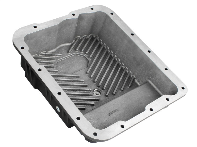 aFe Transmission Pan (Black w/ Machined Fins) GM Trucks 99-16 (4L60-E/4L60E/4L65E/4L70E/4L75E)