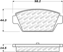 Load image into Gallery viewer, StopTech 87-92 Mitsubishi Galant Street Select Rear Brake Pads