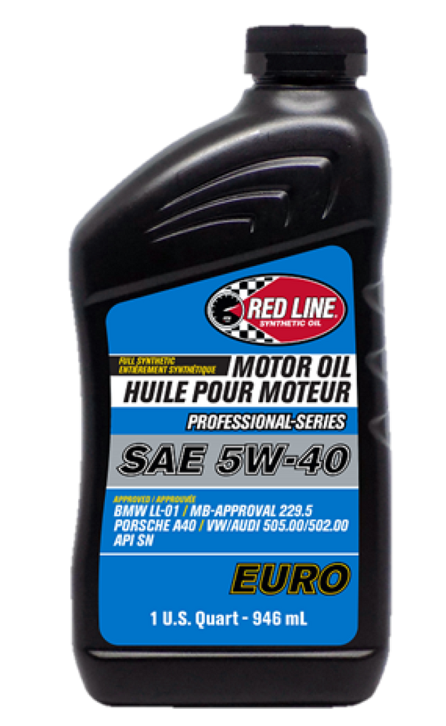 Red Line Pro-Series Euro 5W40 Motor Oil - Quart