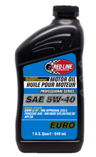 Load image into Gallery viewer, Red Line Pro-Series Euro 5W40 Motor Oil - Quart