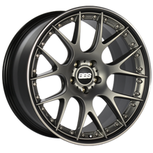 Load image into Gallery viewer, BBS CH-RII 21x9.5 5x112 ET33 Satin Platinum Center Blk Lip w/Etching SS Rim Prot Wheel -82mm PFS Req