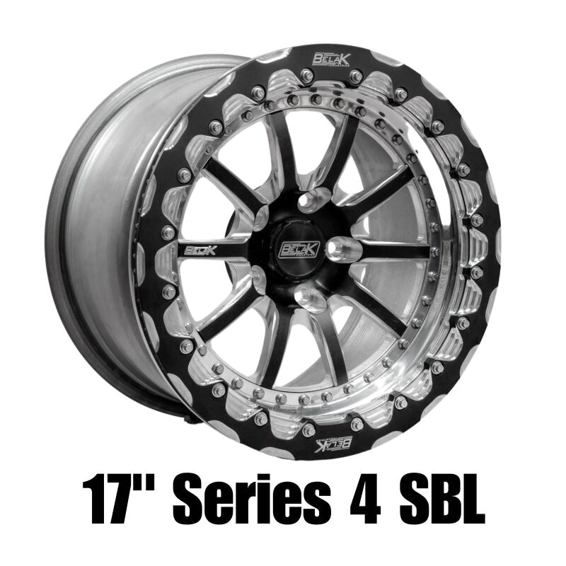 Belak 17x10.5 / 8.25in BS / 5x114.3 BP / Low Pad / Series 4 Wheel - Non-Beadlock