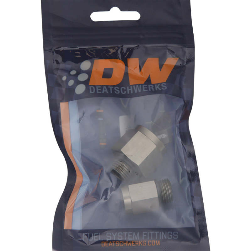 DeatschWerks DW250iL 6ORB Male to Metric Female Plumbing Kit to Replace Bosch 044 (Incl. O-Ring)