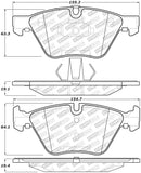 StopTech 06-16 BMW 325i Street Select Brake Pads - Front