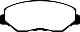 EBC 13-15 Acura ILX 1.5 Hybrid Yellowstuff Front Brake Pads