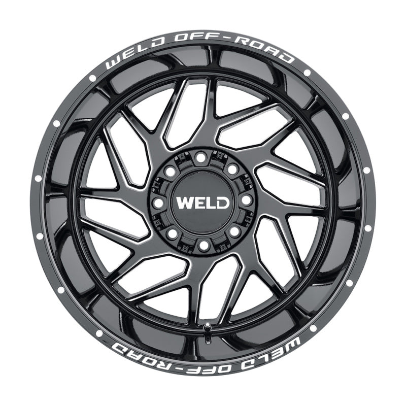 Weld Off-Road W117 20X10 Fulcrum 8X170 ET-18 BS4.75 Gloss Black MIL 125.1