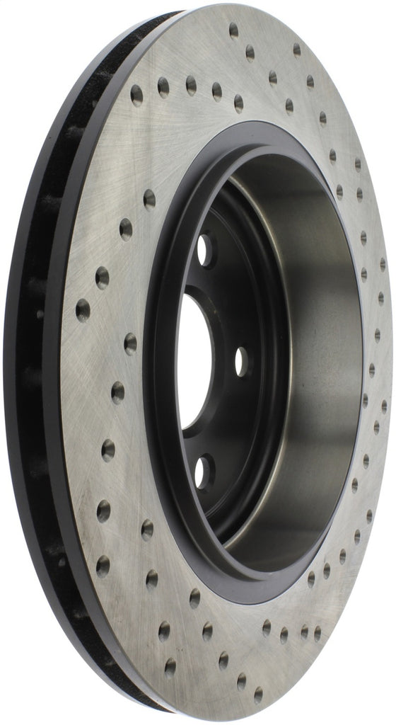 StopTech Sport Cross Drilled Brake Rotor - Front Left