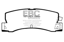 Load image into Gallery viewer, EBC 86-92 Toyota Corolla 1.6 Redstuff Rear Brake Pads