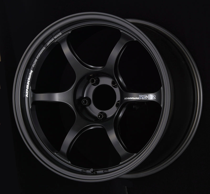 Advan RG-D2 18x8.5 +45 5-114.3 Semi Gloss Black Wheel