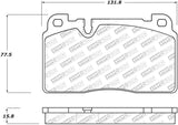 StopTech 07-15 Audi Q7 Street Select Brake Pads - Front