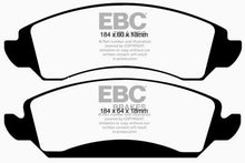 Load image into Gallery viewer, EBC 09-14 Cadillac Escalade 6.0 Hybrid Yellowstuff Front Brake Pads