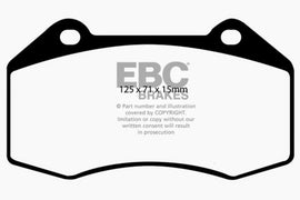EBC 07-08 Chevrolet Cobalt 2.0 Supercharged (SS) Redstuff Front Brake Pads