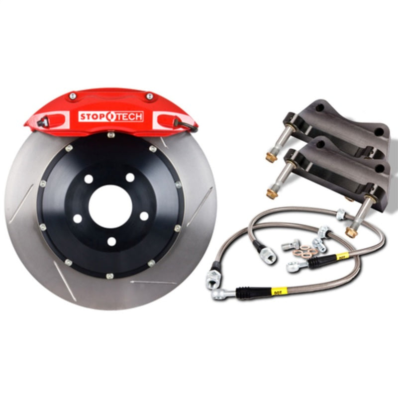 StopTech 97-04 Chevrolet Corvette Rear BBK w/ Red ST-40 Calipers Slotted 355x32mm Rotors