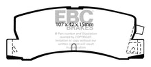 Load image into Gallery viewer, EBC 86-92 Toyota Corolla 1.6 Yellowstuff Rear Brake Pads