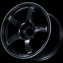 Load image into Gallery viewer, Advan TC4 18x10 +35 5-114.3 Racing Black Gunmetallic &amp; Ring Wheel