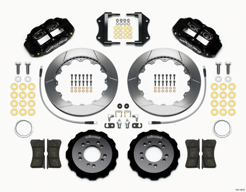 Wilwood Narrow Superlite 6R Front Hat Kit 12.88in 2013-Up Ford Focus ST w/ Lines