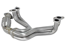 Load image into Gallery viewer, aFe 12-17 Toyota 86 / FRS / BRZ Twisted Steel 304 Stainless Steel Long Tube Header w/ Cat